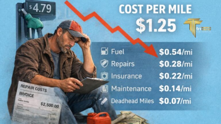 Cost Per Mile in Trucking: Why Most Drivers Lose Profit