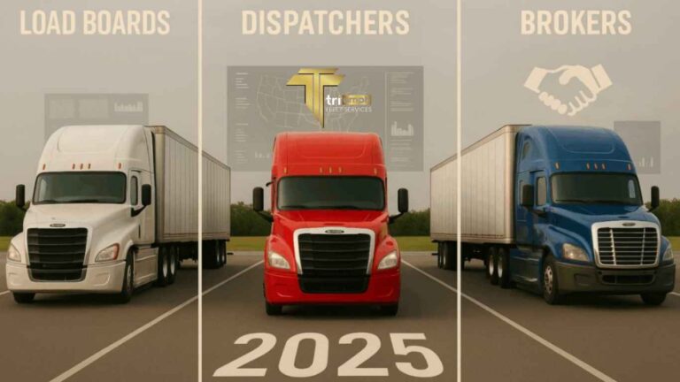 Load Boards vs Dispatchers vs Brokers: 2025 Guide for Truckers