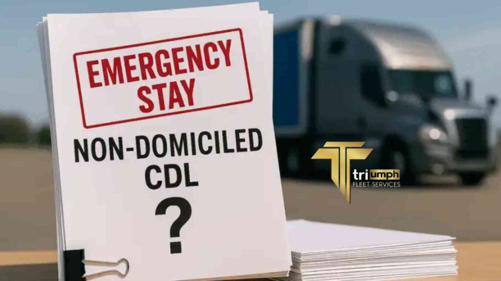 Non-Domiciled CDL Update Court Stay
