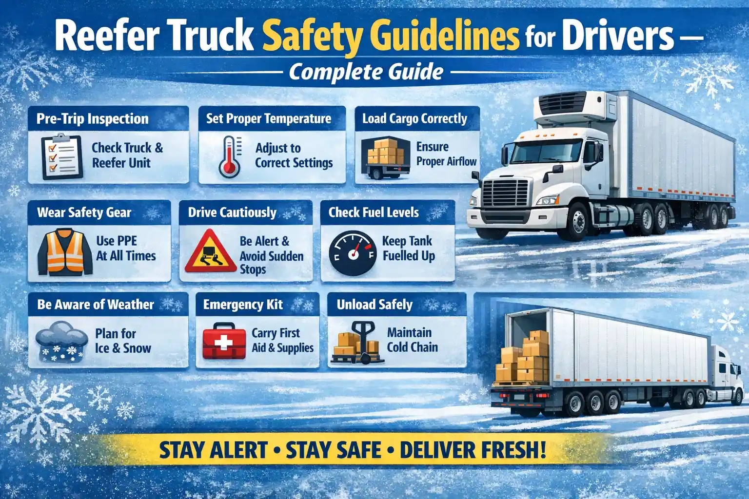 Reefer Truck Safety Guidelines for Drivers – Complete Guide
