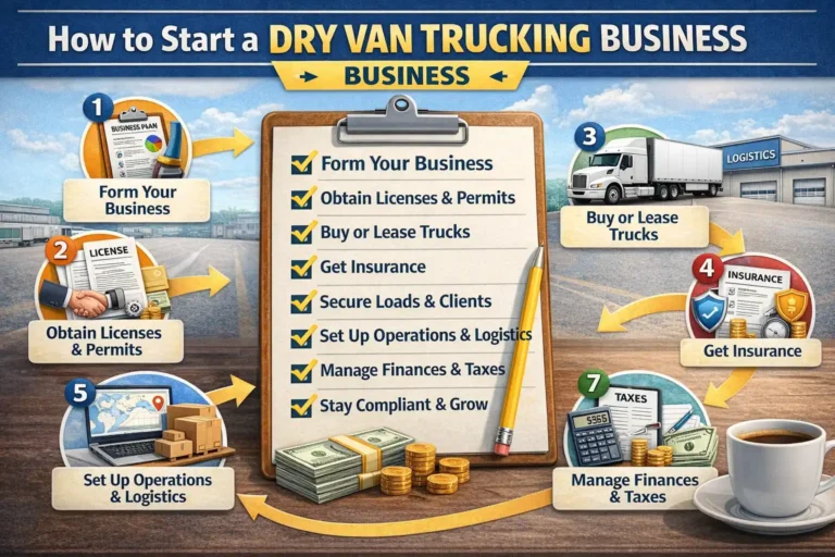 How to Start a Dry Van Trucking Business